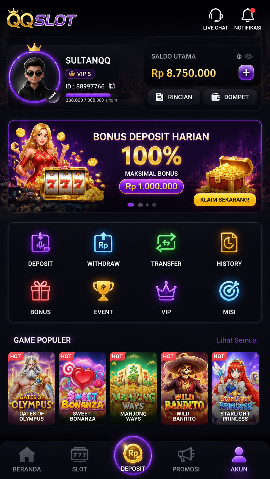 Screenshot 3 qqslot